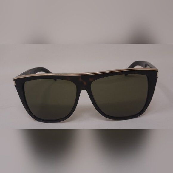 Saint Laurent Sunglasses SL1 Combi 004 Havana Gold Unisex Square Italy 59-13-140 main image 2